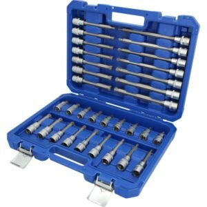 BRILLIANT TOOLS BT022032 - Jogo de soquetes de bits RIBE de 1/2" (32 peças)